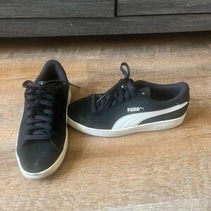 Puma Black and White Sneakers